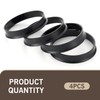 MLY 4 PCS Hub Centric Rings, Vibration-Reducing Vehicle Wheel Spacers,