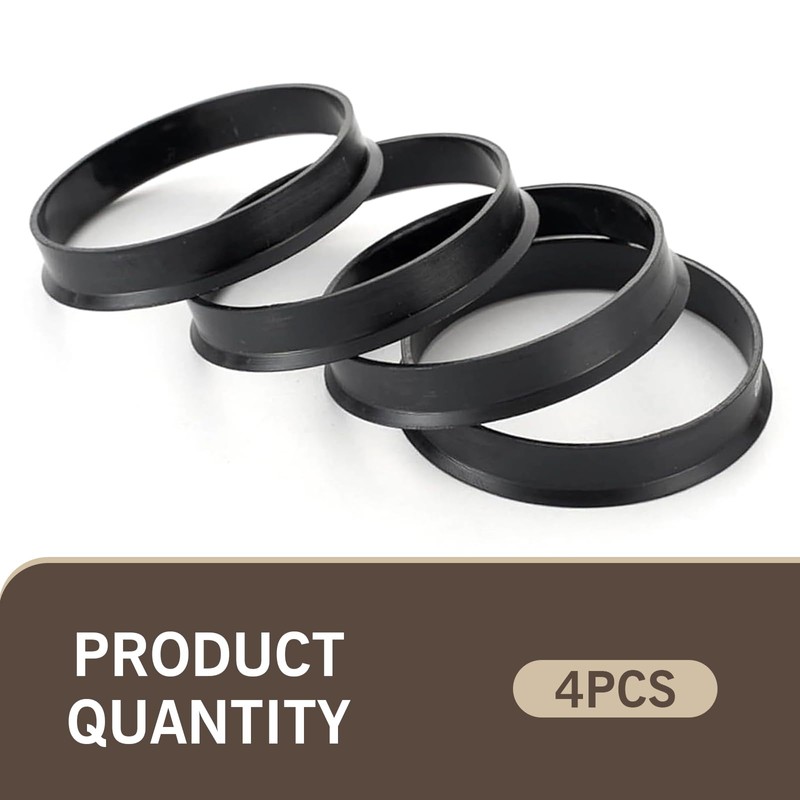 MLY 4 PCS Hub Centric Rings, Vibration-Reducing Vehicle Wheel Spacers,