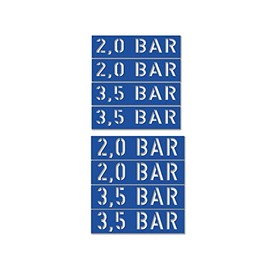 Paint Stencils Sticker 2.0 3.5 Bar Vintage Car BW 4X 8 x 1.6 cm 4 x 8 x 2 cm #A5715