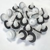 fKiZanthene Car Trim Clips, 50 Pcs White Plastic Trim Clips,