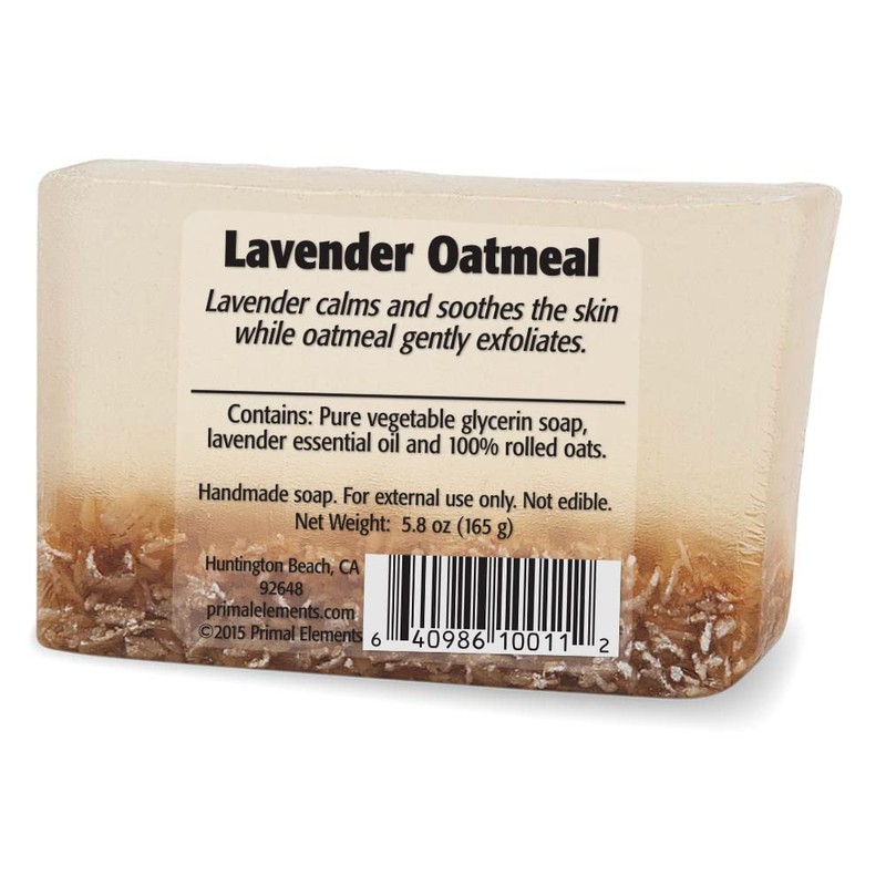 Primal Elements Glycerin Bar Soap | Helps All Skin Types,