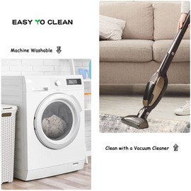 Lahome Modern Abstract Runner Rug - 2x7 Gray Soft Long Hallway Rug Runner Kitchen Mat, Non-Slip Machine Washable Indoor Throw Carpet Runner for Living Room Bathroom Sink Bedroom Entryway Sunroom