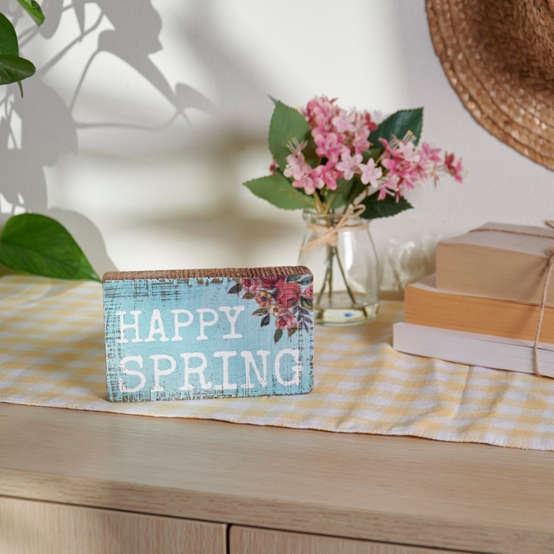 Primitives by Kathy Home Décor Block Sign - Happy Spring