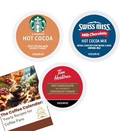 Starbucks 30-Count Hot Chocolate K-Cups Variety Pack: Swiss Miss & Tim Hortons, Starbucks