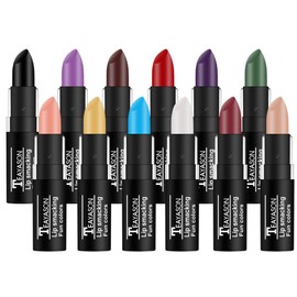 Petansy 12 Colors Vivid Vampire Matte Lipstick Set Long Lasting Waterproof Velvet Lip Stick for Party, Masquerade, Cosplay, Halloween Makeup