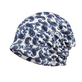 BUZZxSELECTION CAP181 Knit Hat, Paisley Pattern, 2-Way Cap, Men's, Women's,