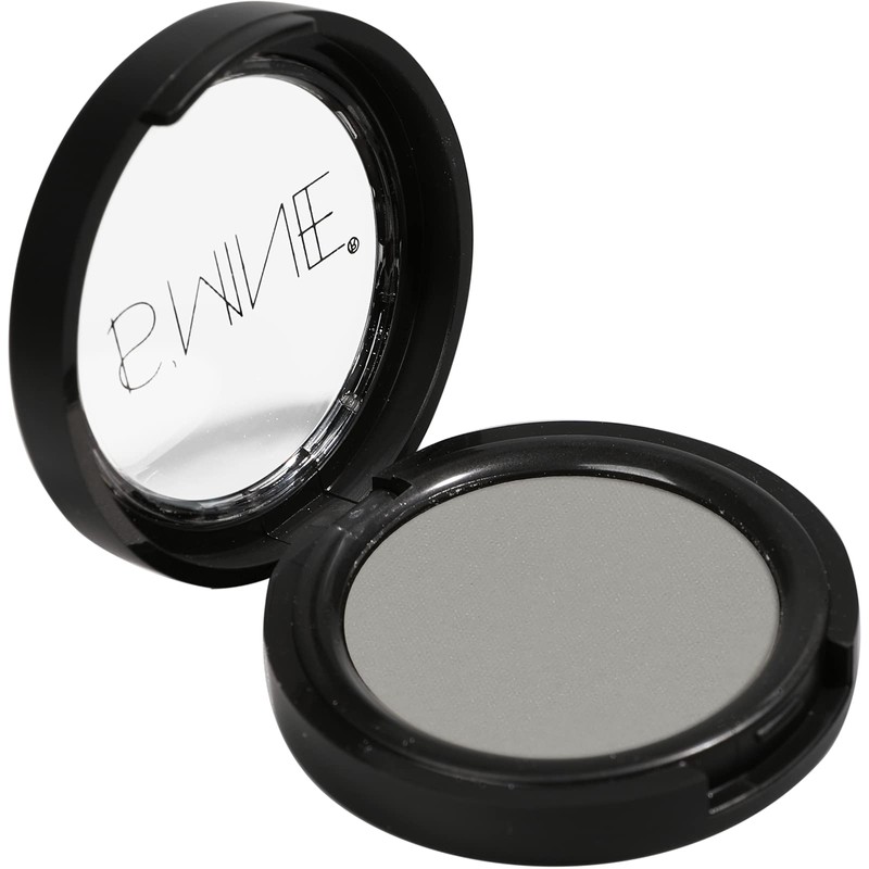 ISMINE Single Eyeshadow Powder Palette Matte Grey, High Pigment, Longwear