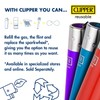 Clipper - Classic Large Reusable Lighter - Iconic Premium Refillable