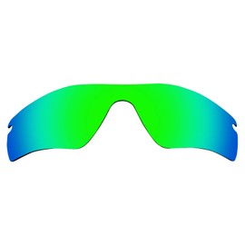 Alphax Emerald Green Polarized Replacement Lenses for Oakley Radar Path/Radar Path Asian Fit
