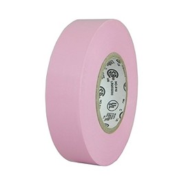 Alanson Products Colored Electrical Tape 3/4 in (62018-B) (3/4"(19mm) x 66' - 100 Rolls Per Case, Pink)