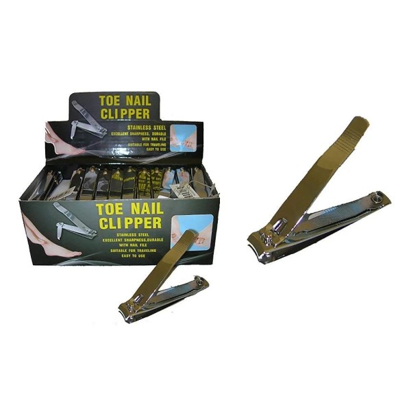 Diamond Visions 2220652 Toenail Clipper in Stainless Steel Multipack (4