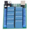 8 Channel Relay Module DC12V UART Serial Port Switch PLC