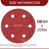 9 Inch Sanding Disc 120 Grit Hook and Loop Sandpaper