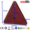 SPARKMOTO Triangle Reflector, Trailer Triangle Reflector, Trailer Triangle Reflector, Red