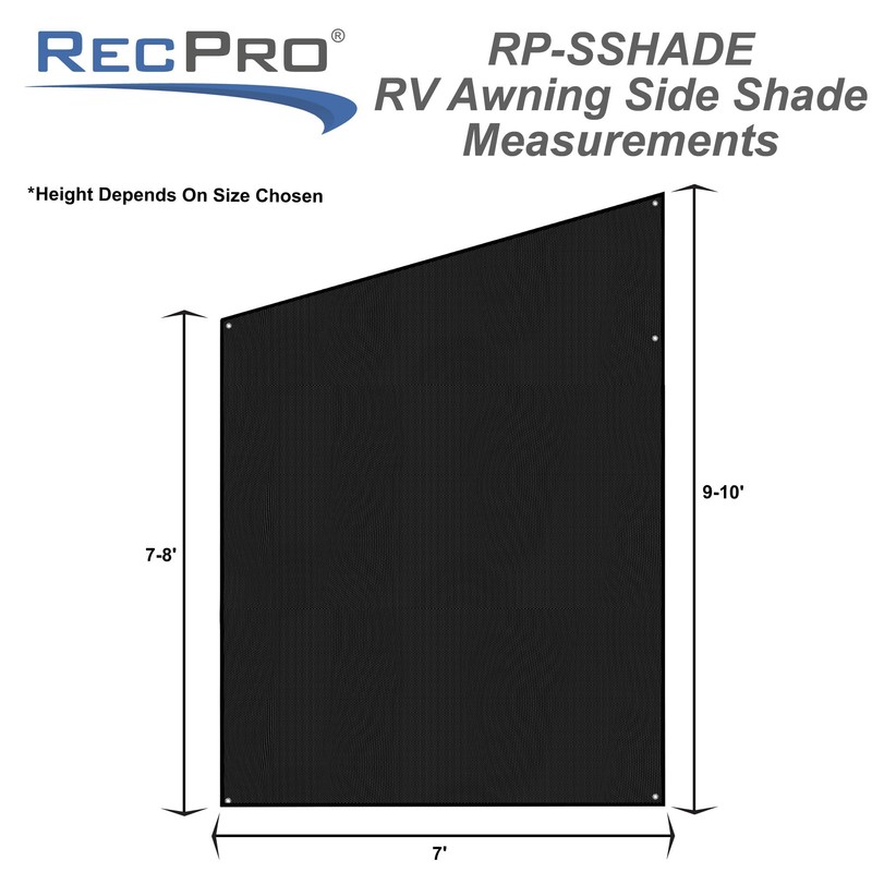 RecPro Rv Awning Side Sun Shade Screen for Side Panel