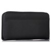 Umbro Tarpaulin Round Zip Long Wallet, Black/gold