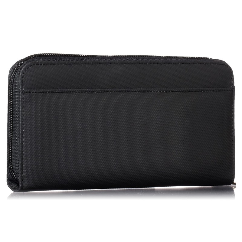 Umbro Tarpaulin Round Zip Long Wallet, Black/gold