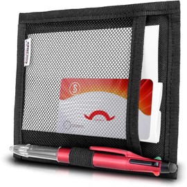 Fancy Mobility Mini Car Sun Visor Document Holder - Visor Accessories for Women and Men - Small Auto Organizer, Registration & Insurance Holder - Minimalist Design (Black)