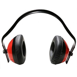 S&S-Shop 1 Hearing Protection - Noise Protection - Headphones - Ear Protection Capsule, Red/black