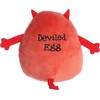 Aurora® Punny Eggspressions™ Deviled Egg Stuffed Animal - Humorous Wordplay