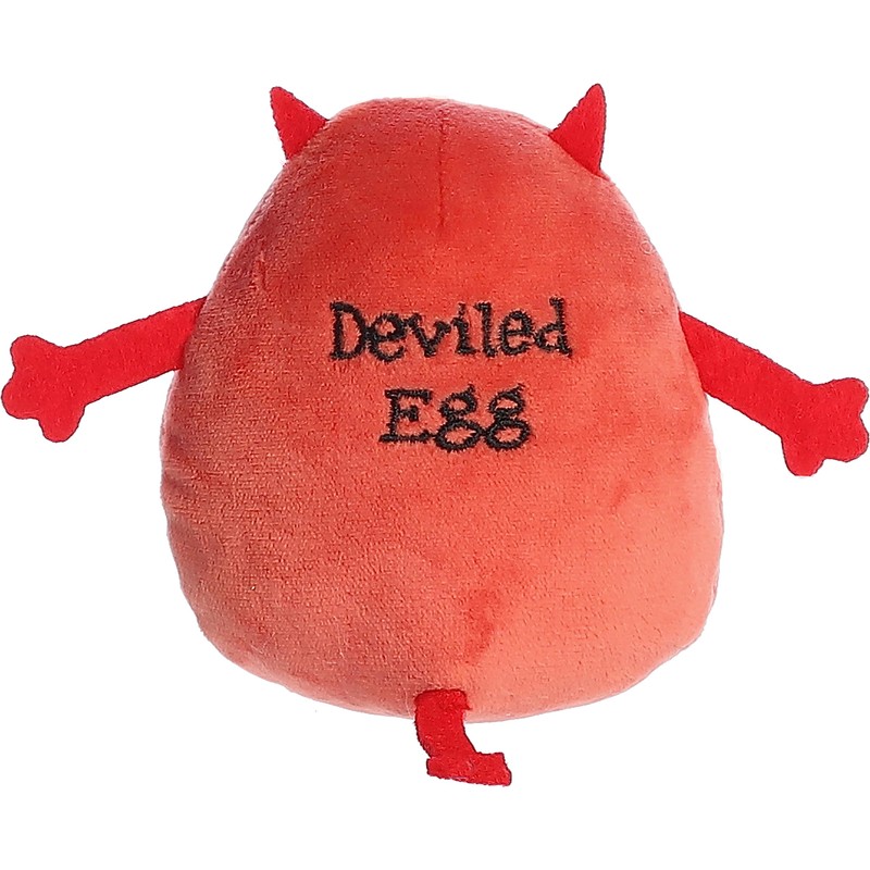 Aurora® Punny Eggspressions™ Deviled Egg Stuffed Animal - Humorous Wordplay