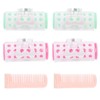 PAVIKE Hand Curler (2 Pairs) Bangs Curler Hair Roller Set