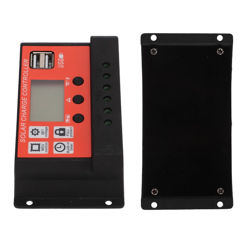 PWM Auto Solar Charge Controller LCD Display Dual USB Solar