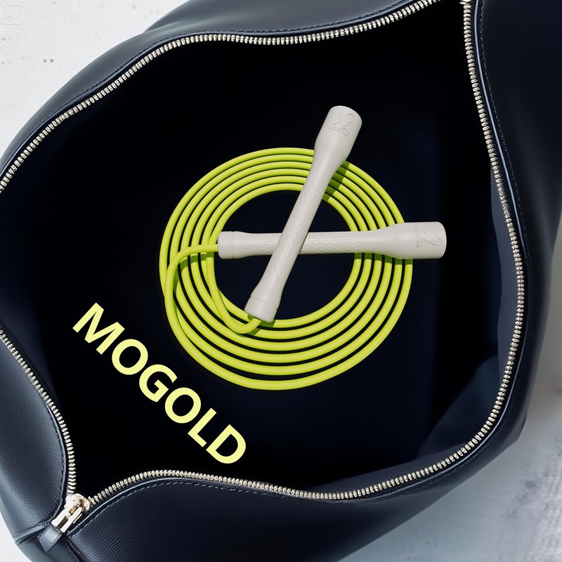 MOGOLD Adult Jump Rope,5mm PVC Jump Rope,Adjustable Length with Shatterproof