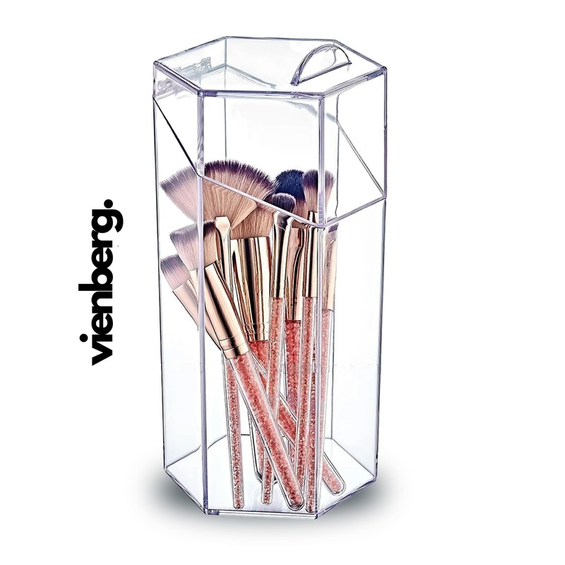 vienberg Cosmetic Organiser Makeup Brush Holder Made of Plexiglass Cosmetic