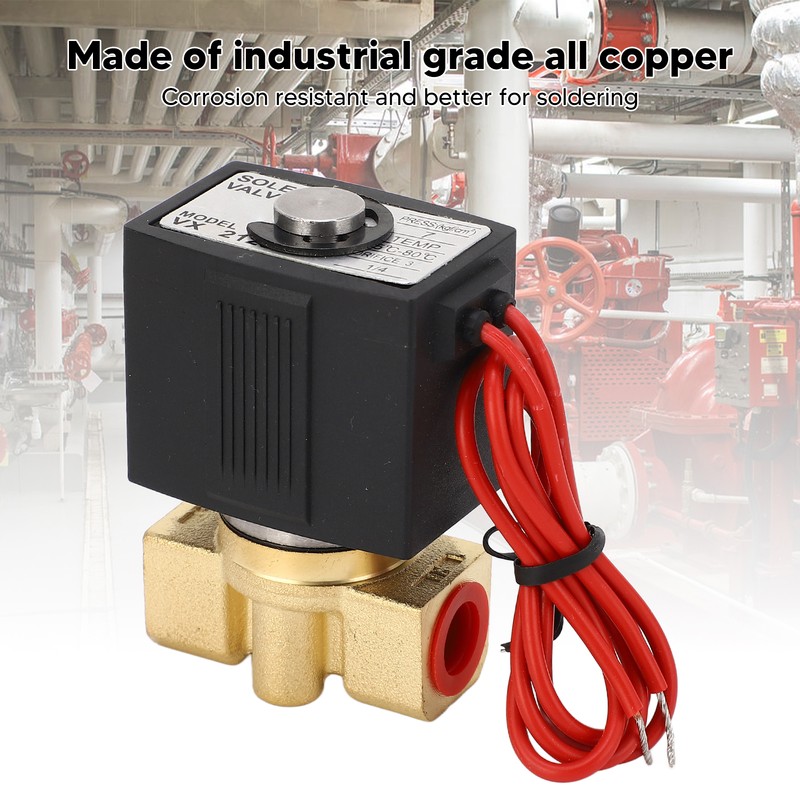 Electric Solenoid Valve Normally Closed Electric Pneumatic Solenoid Water Air