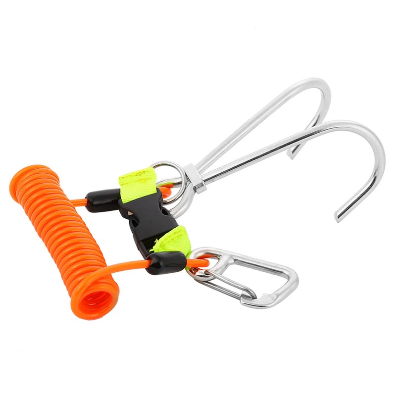 KEEP DIVING Stainless Steel Reef Hook Diving Safety Accessories (Orange)