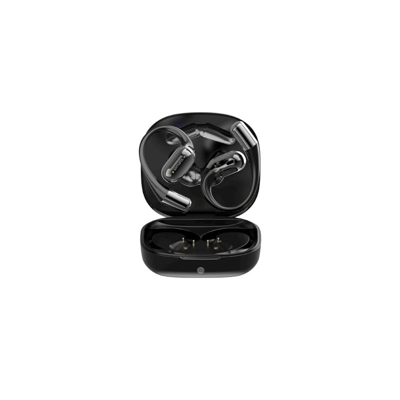 4smarts Open-Ear Bluetooth Kopfhörer SkyBuds AI Screen,schwarz