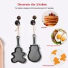 DVK Cast Iron Frying Pan with Various Shapes for Christmas