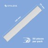 White Disposable papmAm Files for Straight Nail File Staleks Pro