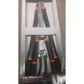 Torrlli Torelli 3-Piece Combo Yard/Garden Tree & Shrub Pruning Tool Care Set