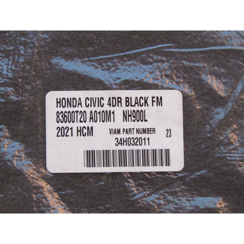 Honda 2021-25 OEM Genuine Honda Civic 83600-T20-A010M1-NH900L Carpet Floor Mats