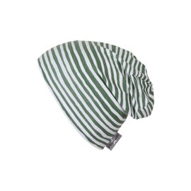 Sterntaler Baby Unisex Beanie Baby Slouch Beanie Striped Hat - Beanie Baby - Printed Single Jersey with Stripes - Green, Green