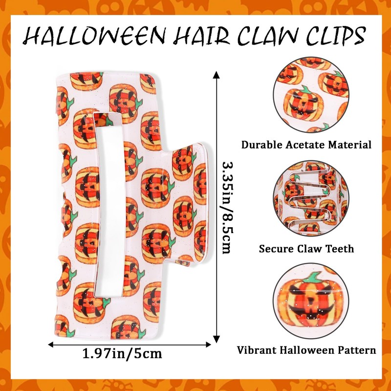 6 Pcs Hair Claw Clips for Women Square Hair Clips