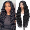 X-TRESS Body Wave Lace Front Wig, HD Glueless Lace Front