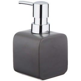 Kleine Wolke Stoneware Cubic Soap Dispenser, Anthracite