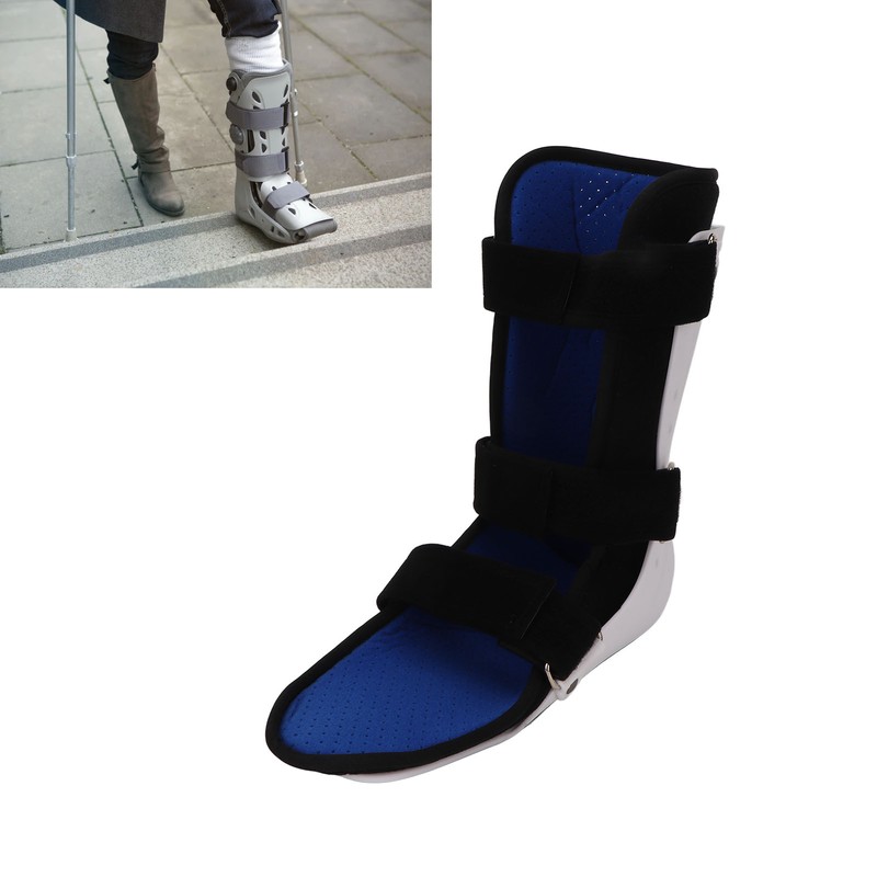 Walking Boot Short Type PVC Laminated Fabric Breathable Adjustable Ankle