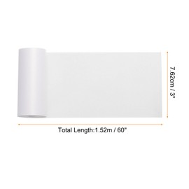 Rebower Iron on Patches,Fabric Repair Cotton Repair Patch for Clothing Repair,Jacket,Bag,Sun Shades,Sofas,Tents,Lounge Chairs,3x60 Inch,White