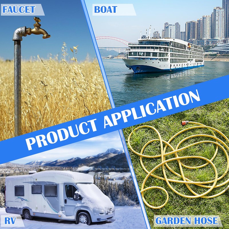 Boltigen Upgraded RV Winterizing Kit, 17'' RV Winterizing Hose with