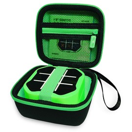 XEGIMOR Case for GiiKER Tic Tac Toe Bolt Game, Tic Tac Toe Bolt Game Case for GiiKER 3-in-1 Handheld Puzzle Game Console Carrier Accessories(Only Case) (Green-Black)