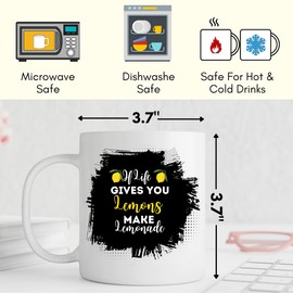 If Life Gives You Lemons Make Lemonade Vitamin C Top Lemons White Cup 11Oz Mug Mugs