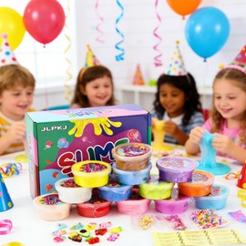 13 Pack Butter Slime Kit for Girls,Stress Relief Toy for Kids,Party Favors Stretchy and Non-Sticky, Soft DIY Slime for Boys.