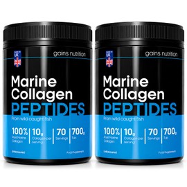 GN Marine Collagen Peptides Powder, Unflavoured, 2 Pack