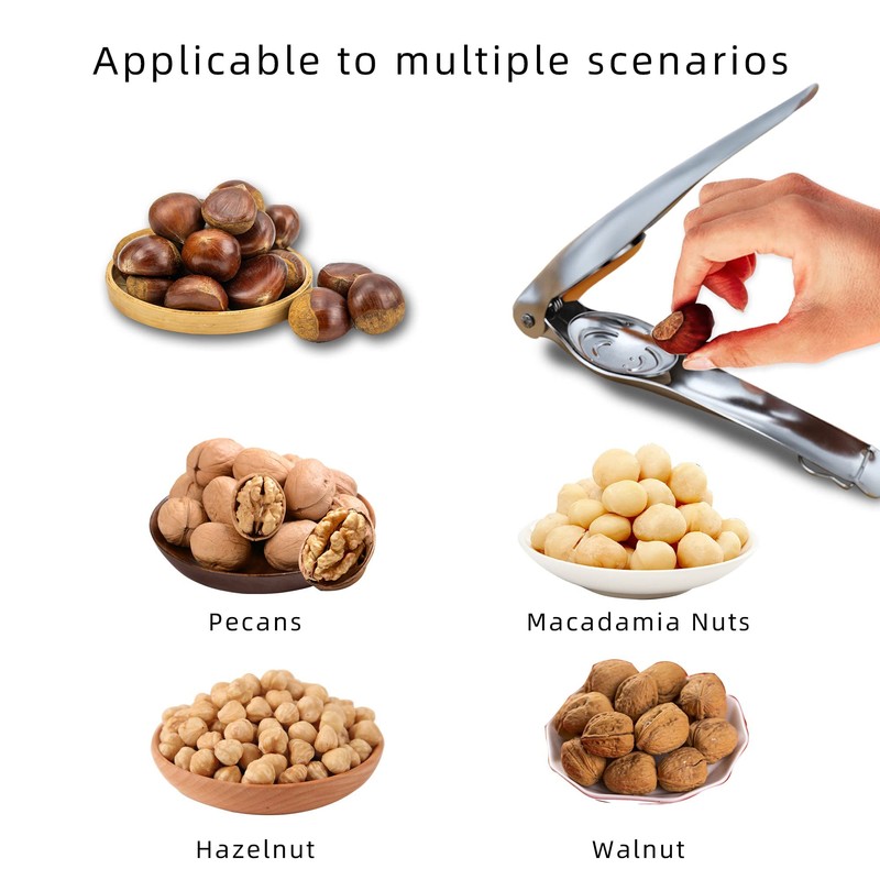 Chestnut Opener, TJ POP Stainless Steel Chestnut Cracker, Multifunctional Walnut