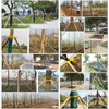Tree Stake Kit Adjustable Plastic Support Staking for Young Tree