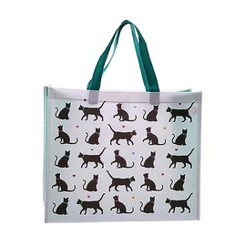 Puckator I Love My Cat Reusable Shopping Bag - Shoulder Bags - Handbags for Women - Canvas Tote Bags for Women - Shopping Hand Bag - Large Ladies Bags - Aesthetic Stuff - Big Foldaway Bag